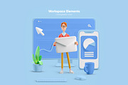 Nerd Larry Set, a Technology Illustration by Best Pixels™ (Thumbnail 7 of 9)