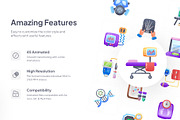 Animated Medical Test Icon Set, a Duotone Icon by Prosymbols (Thumbnail 2 of 3)