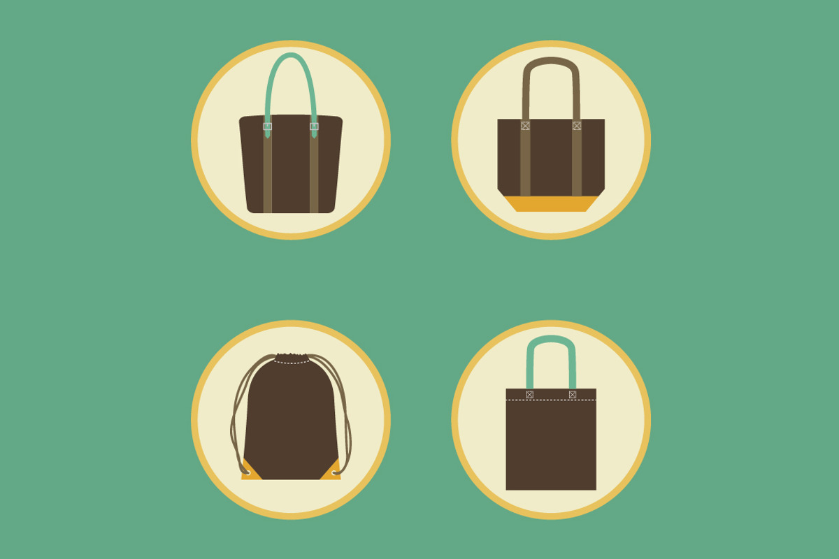 Backpacks and Bags - 16 Vectors, an Education Illustration by Little Pixel Shop (Photo 3 of 4)