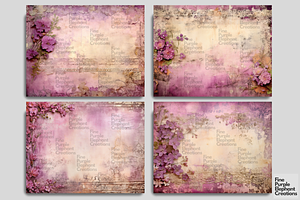 Tattered Purple Lace Junk Journal