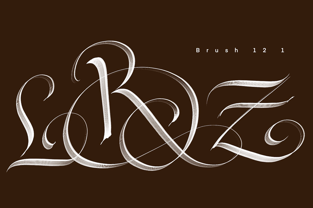 CalligraphyMasters Procreate Brushes, a Brush Add-On by the Fontmaker (Photo 16 of 38)