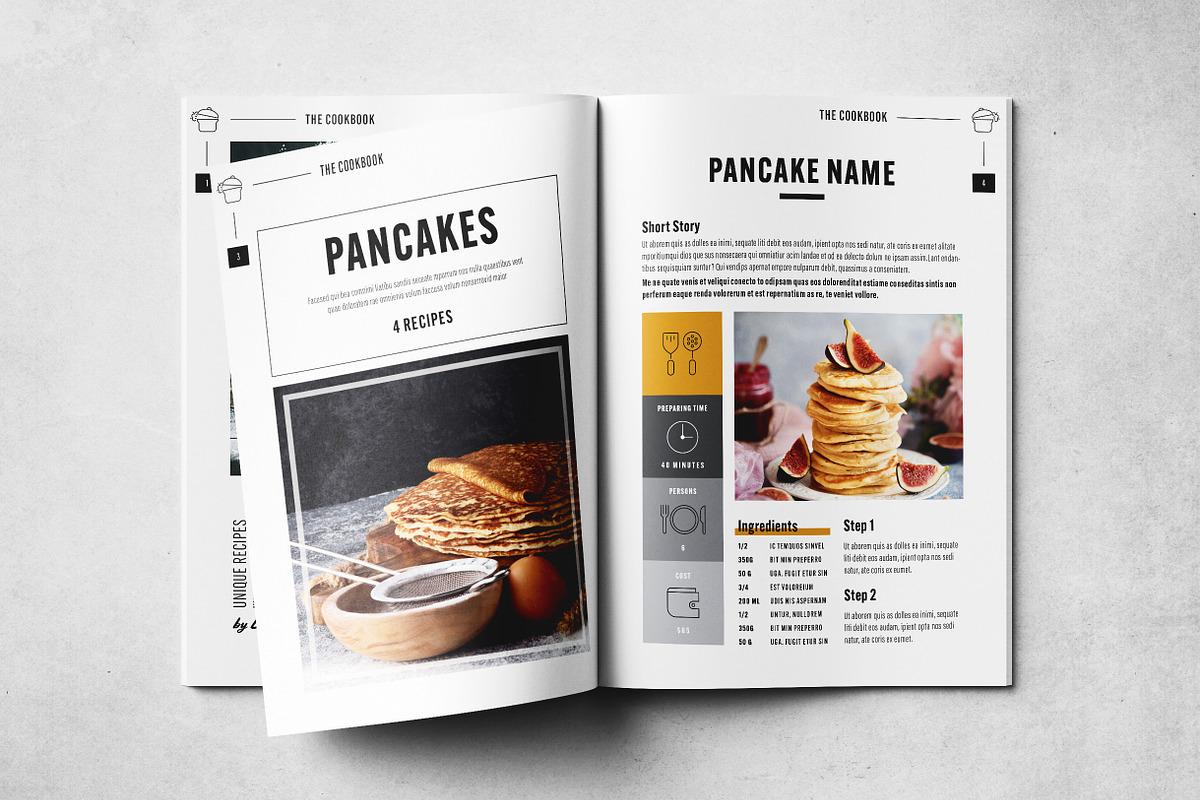 The Cookbook Layout, a Brochure Template by Grkic Creative (Photo 3 of 13)