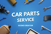 Car Parts Scene Creator, a Mockup by RSplaneta (Thumbnail 1 of 2)