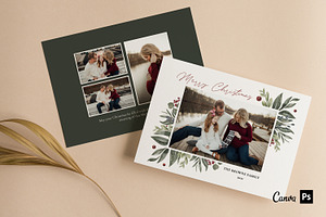 Christmas Card Template CD342