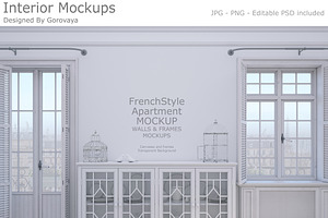 Interior Mockup, French Apartment