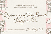 Little Boulangerie Handwritten Font, a Handwritten Font by Nicky Laatz (Thumbnail 12 of 27)