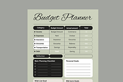 Budget Planner Template, a Stationery Template by MightyDesign (Thumbnail 4 of 8)