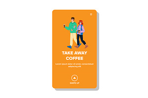 Take Away Coffee Vector