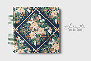 Christmas Botanical Grid Pattern, a Pattern Graphic by SirenaArt (Thumbnail 17 of 20)