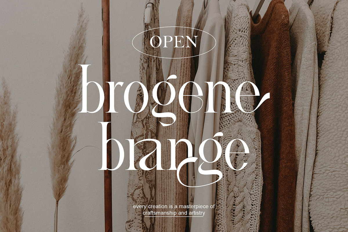 Ghina Ligature Serif Typeface, a Serif Font by yaqublekker (Photo 7 of 10)