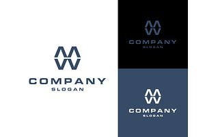 Letter MW Monogram Logo, a Branding & Logo Template by ika trisiana