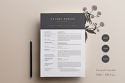 3 Page Resume Template | INDD + DOCX, a Resume Template by Basic Creations (Thumbnail 1 of 5)