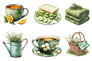 Green Summer Cottagecore Clipart, an Illustration by Dream Creation (Thumbnail 5 of 6)