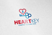 Heart Key Logo, a Branding & Logo Template by Creative Dezing (Thumbnail 3 of 5)