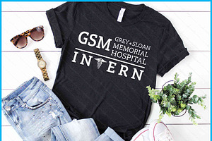 Grey Sloan Hospital Intern Nurse SVG, an Object Graphic by Creativeusart