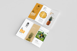 3-Fold Tri-Fold Brochure Mockups