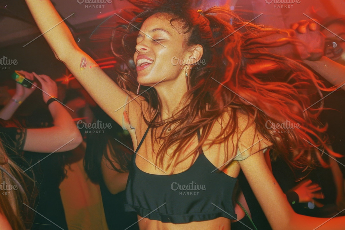 115 Dancing at a party, a Person Photo by Handmadefont (Photo 106 of 118)