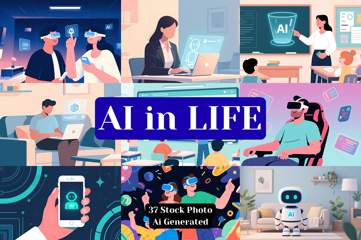 37 AI in Our Life Stock Images, a Technology Photo by MarkoPresets (Photo 7 of 7)