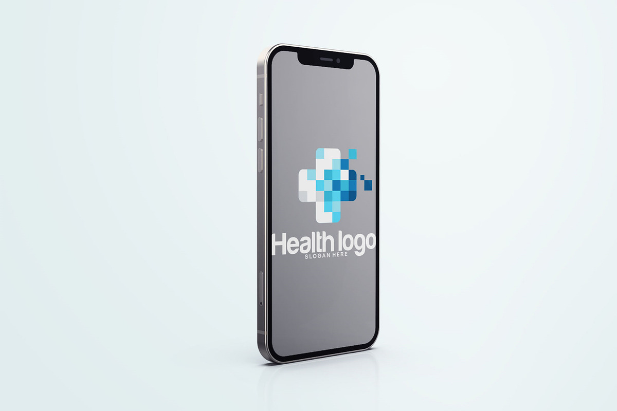 Medical Digital Logo Design Template, a Branding & Logo Template by Lucky Creative (Photo 2 of 4)
