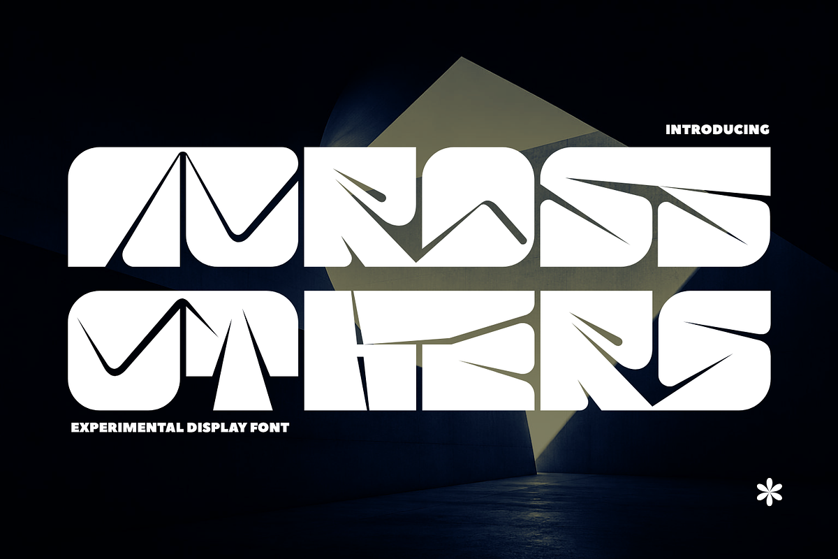 Across Others - Futuristic Font, a Sans Serif Font by 177Studio (Photo 1 of 8)