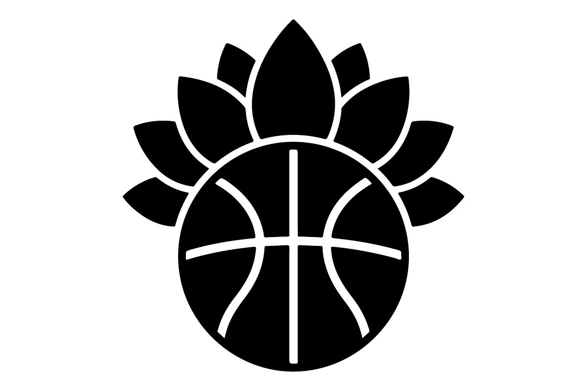 Basketball Lotus Emblem, an Object Graphic by Gfx_Store (Photo 7 of 15)