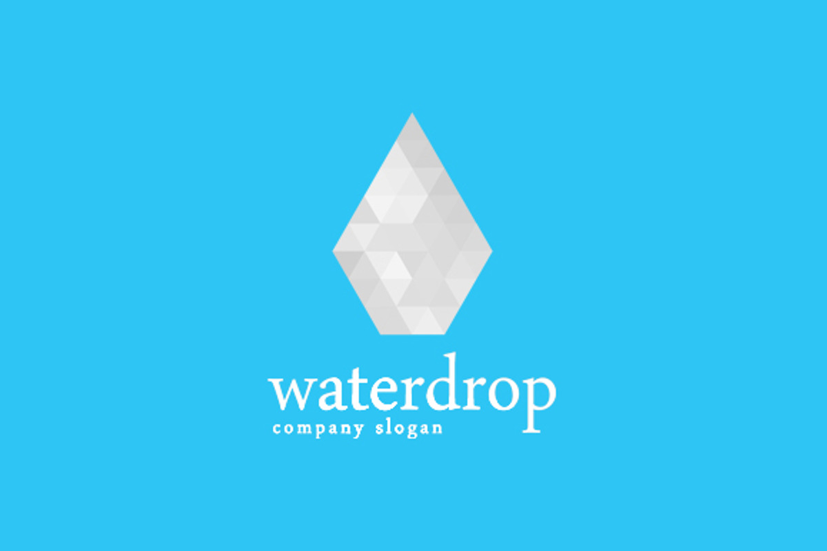 Waterdrop Logo, a Branding & Logo Template by sionadrian (Photo 2 of 2)