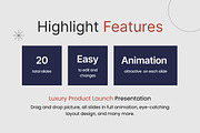 Luxury Product Launch PowerPoint, a Presentation Template by Loin Studio (Thumbnail 2 of 4)