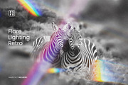 Flare Lighting Retro Photo Effect, a Layer Style Add-On by WudelMbois Studio (Thumbnail 1 of 3)