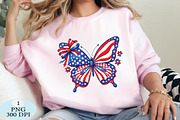 Patriotic Butterfly Png, a Seasonal Illustration by Daily.Designs (Thumbnail 3 of 5)