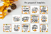 Thanksgiving holiday overlay+clipart, an Illustration by Astarte_design (Thumbnail 6 of 13)