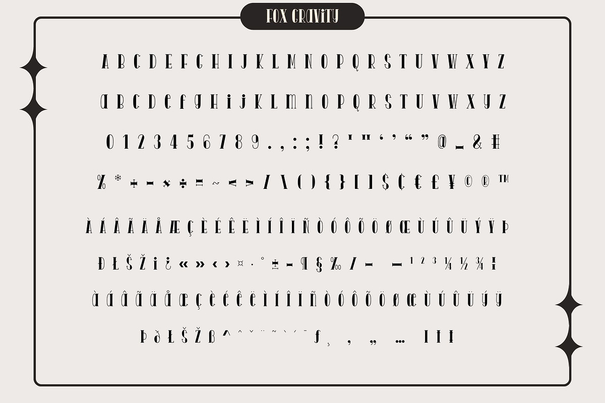 Fox Gravity 4 Font Style, a Slab Serif Font by Fox7 By Rattana (Photo 8 of 12)