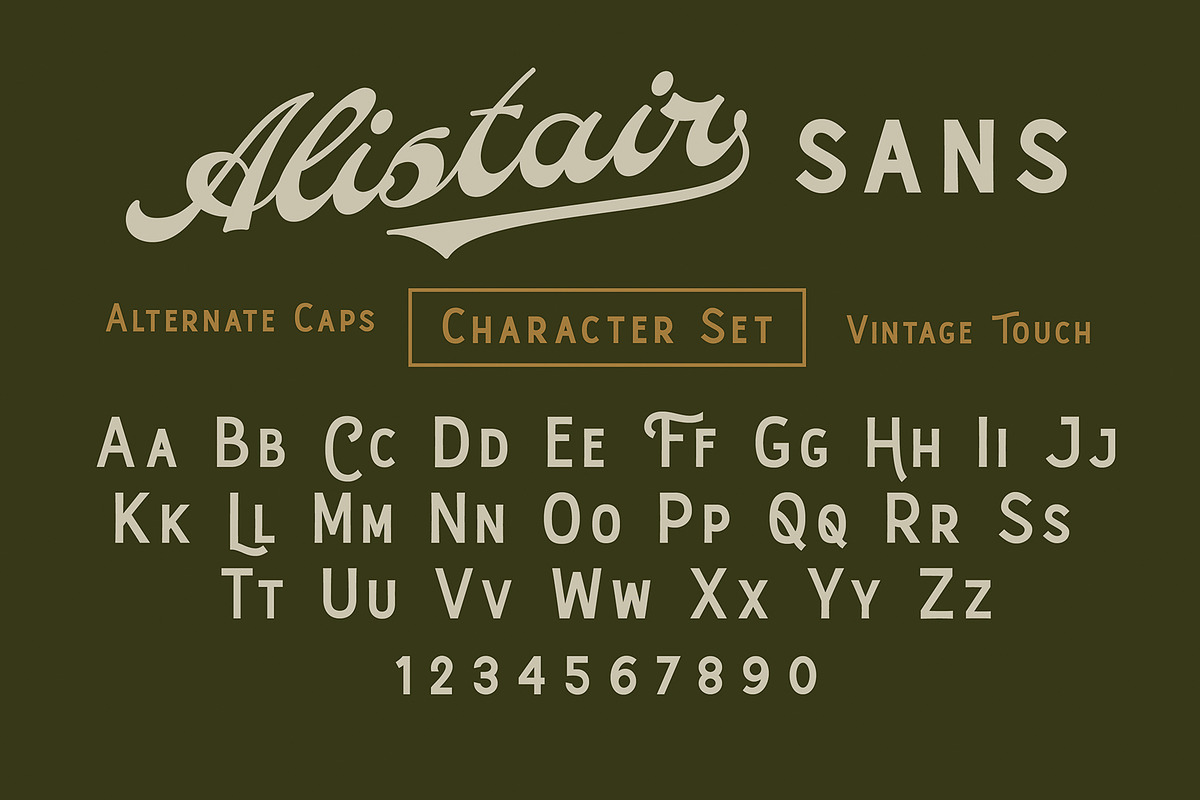 AT Alistair Font Duo, a Font by Any-Type® Foundry (Photo 12 of 12)