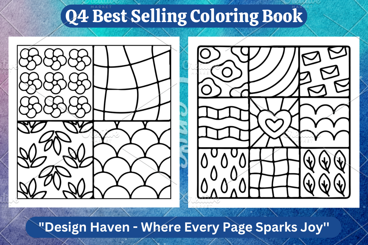 Bold and Easy Patterns Coloring Book, a Decorative Illustration by Coco Bloom (Photo 3 of 4)