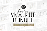5:7 | 7:5 | A4 Frame Mockup Bundle, a Mockup by DESIGN BY nube (Thumbnail 1 of 10)