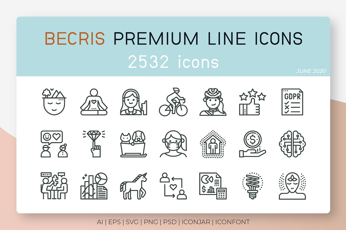 Becris Premium Line Icons, an Outline Icon by Becris (Photo 1 of 14)