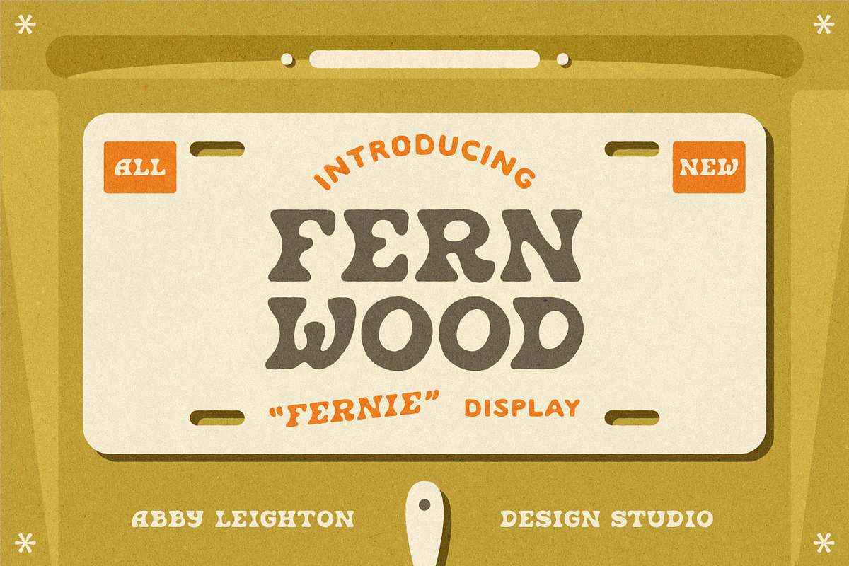 FERNWOOD FERNIE DISPLAY, a Serif Font by Abby Leighton Studio (Photo 1 of 5)