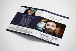 Funeral Program Template - V851