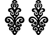 Elegant Earrings SVG Collection, an Object Graphic by Designer_Momina (Thumbnail 4 of 13)