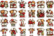 Whimsical Valentine Animal Couples C, an Illustration by Sublimation Artist (Thumbnail 2 of 6)