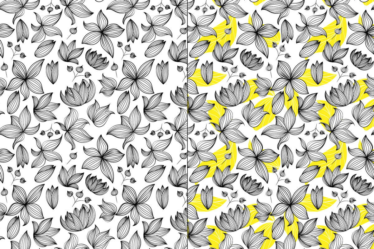 Floral pattern collection, a Pattern Graphic by MM Studio (Photo 3 of 10)