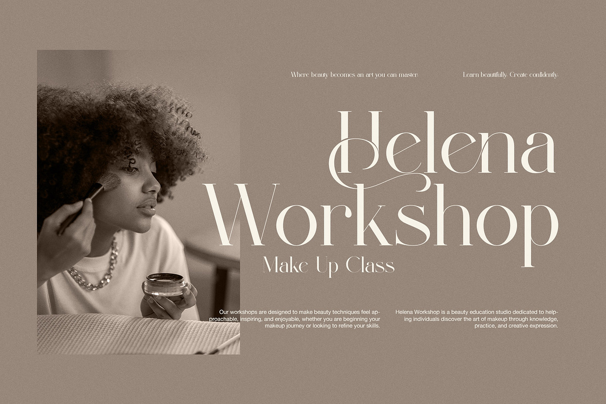 Gingga Elegant Serif Font, a Serif Font by Perfectype (Photo 3 of 8)