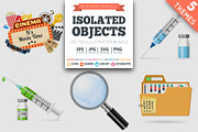 Objects Isolated on White Background, a Food Illustration by TAlex (Thumbnail 1 of 7)