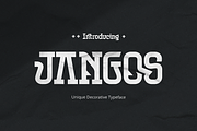 Jangos - Unique Decorative Font, a Slab Serif Font by Grontype (Thumbnail 1 of 9)