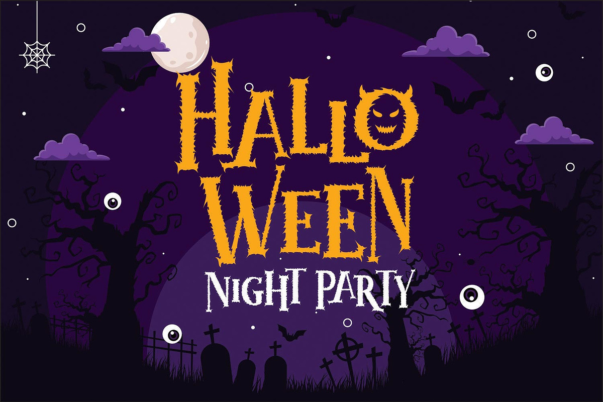 Monster Halloween, a Symbol Font by Mozatype (Photo 6 of 13)