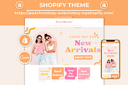 Peach Melody Boutique Shopify Theme, a Shopify Template by Websiteboy (Thumbnail 6 of 10)