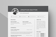 Resume, a Resume Template by Brochure-Market (Thumbnail 2 of 3)