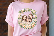 Ivory Spring Family Watercolor Png, an Illustration by RobertsArt (Thumbnail 6 of 8)