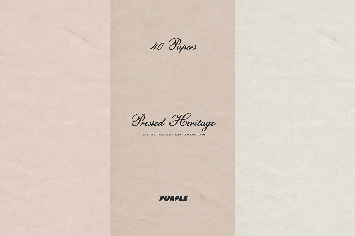 Vintage Embossed Papers & Frames, a Texture Graphic by Purple (Photo 15 of 19)
