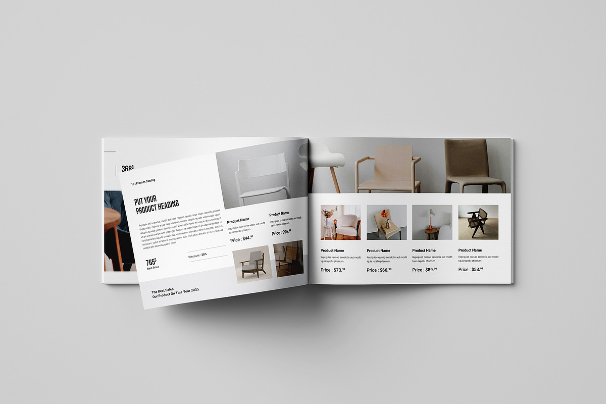 Furniture Catalog Template, a Brochure Template by Spark_Creative (Photo 6 of 14)