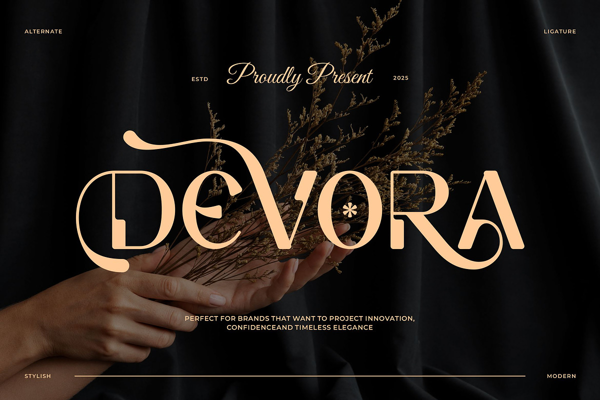 Devora || Elegant Classy Sans Serif, a Sans Serif Font by Ermedia Studio (Photo 1 of 10)
